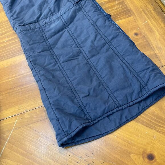 Vintage 1st Down Navy Blue Winter Ski Overalls Kids Size 14 1980s - Picture 7 of 14